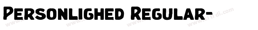 Personlighed Regular字体转换 Personlighed Regular字体转换